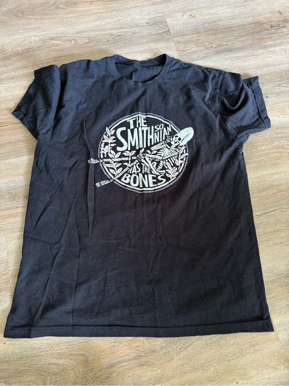 Adult large Blurry Creatures Giant Black Graphic Tee